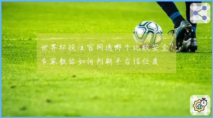 世界杯投注官网选哪个比较安全？专家教你如何判断平台信任度